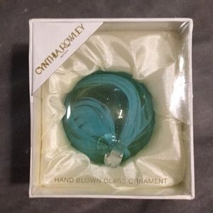 Cynthia Rowley Hand Blown Glass Ornament